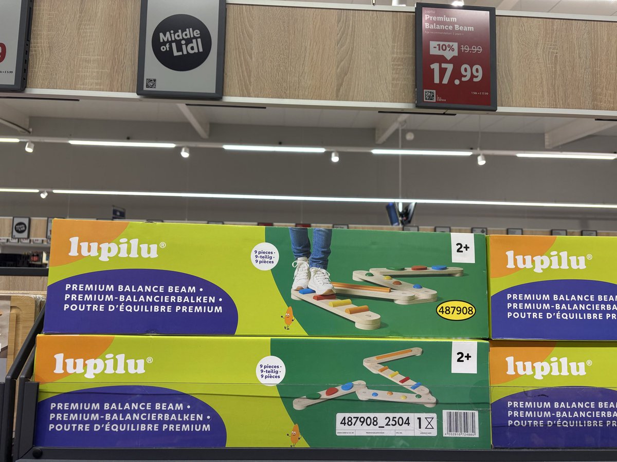 Beccie77's tweet photo. Some lovely wooden sensory EYFS kit in Lidl today https://t.co/6c2FtjnBMb