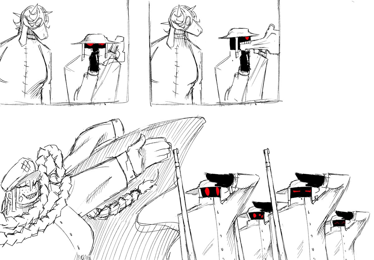 CaptainDahut's tweet photo. From the corner, emerges a Beast of 100-Shapes, the Multitude Army's behemoth unit, alone but guided regardless.
As you lit your final cigarette, the General commands the grunts to get into formation, as the Beast prepares its own attack.
What is your next move?
Continued in Alt https://t.co/7IFkNkEU4r