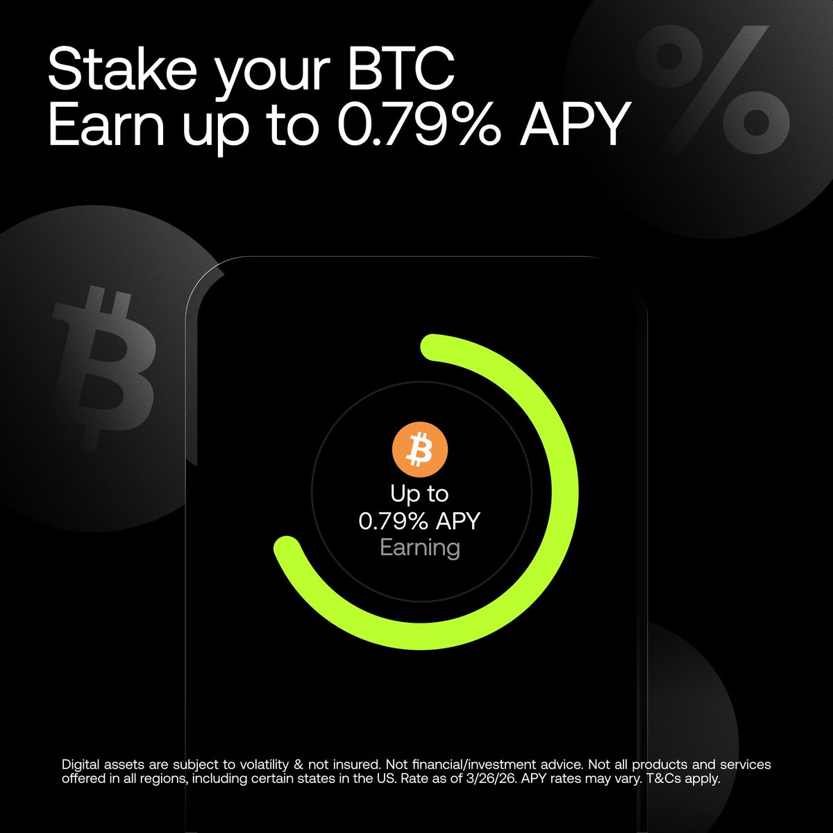 Bitcoin now earns up to 0.79% APY

Stake BTC on OKX → Earn BABY token rewards.

Daily payouts. No lockups. ✅