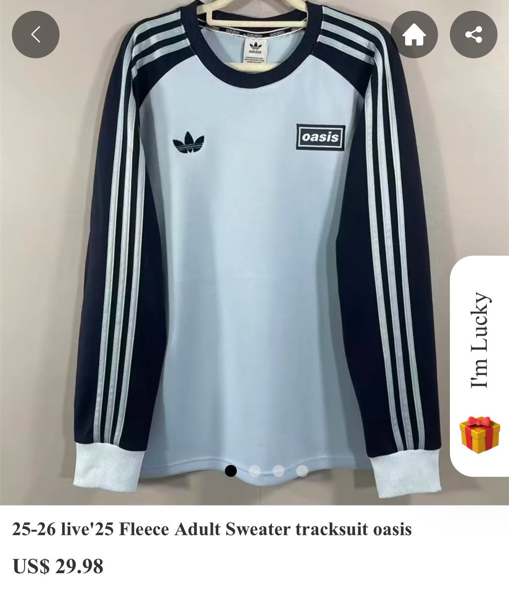 MaxiGonzalez_23's tweet image. Gente en kegaoz.com estan las camperas, chombas y remeras de oasis chinas que son una locuraaa y no salen nada, la calidad es impresionante, recomiendo totalmente!! Tardan en llegar aprox 1 mes a argentina