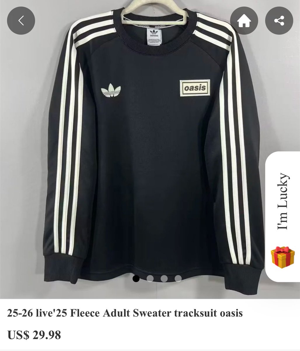 MaxiGonzalez_23's tweet image. Gente en kegaoz.com estan las camperas, chombas y remeras de oasis chinas que son una locuraaa y no salen nada, la calidad es impresionante, recomiendo totalmente!! Tardan en llegar aprox 1 mes a argentina