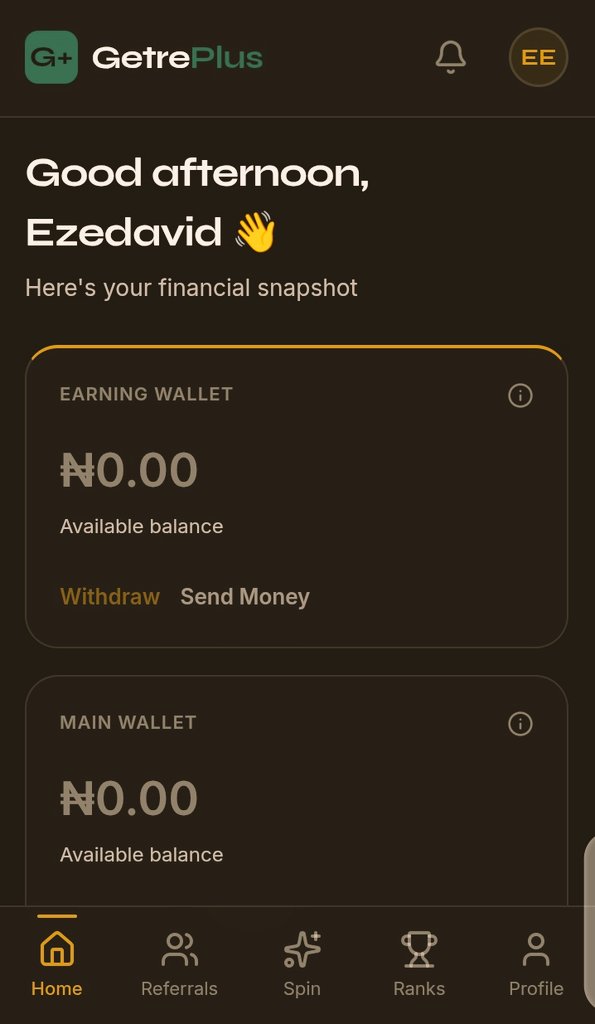codewithkakes's tweet photo. @KaiXCreator Hello Devs. I'm a developer from Nigeria, I'm currently building a referral and earn website. Integrated paystack payment flow and hoping to get partnership 😊 😊 https://t.co/wJNo5fckr6 https://t.co/5Vp5Iq2FA9