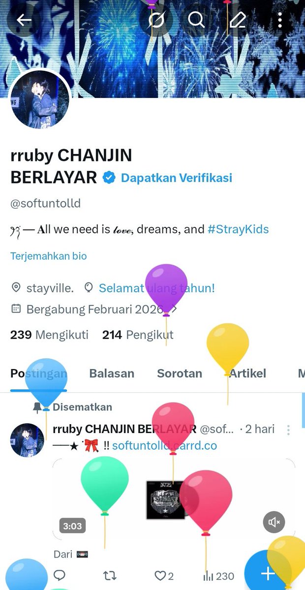 rruby CHANJIN BERLAYAR tweet media