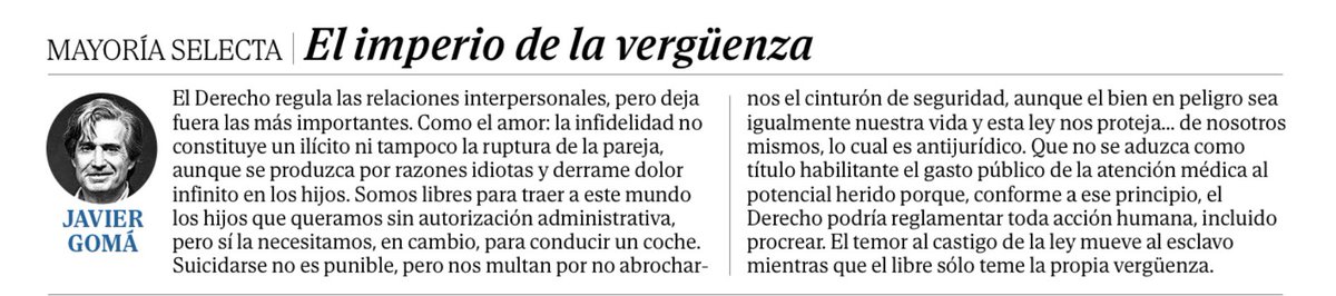 Javier Gomá Lanzón tweet media