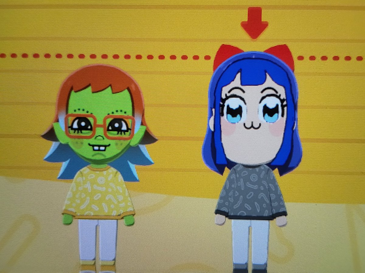 dmrpsdy's tweet photo. sharing my miis!!! 
pipimi aaand some green bullshit :0
and extra leon Kennedy w a hedgehog 
#tomodachiposting #tomodachilife #tomodachi #LeonKennedy https://t.co/0rZrXEYJx4