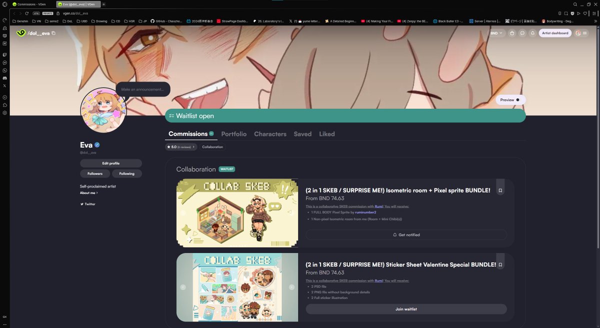 Eva's Archive tweet media