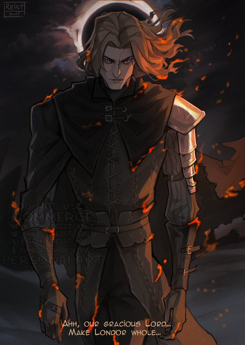 Reist_kult's tweet image. My Lord of the Hollows 
Protagonist Dark Souls 3 - Guyard

#DarkSoulsIII #ds