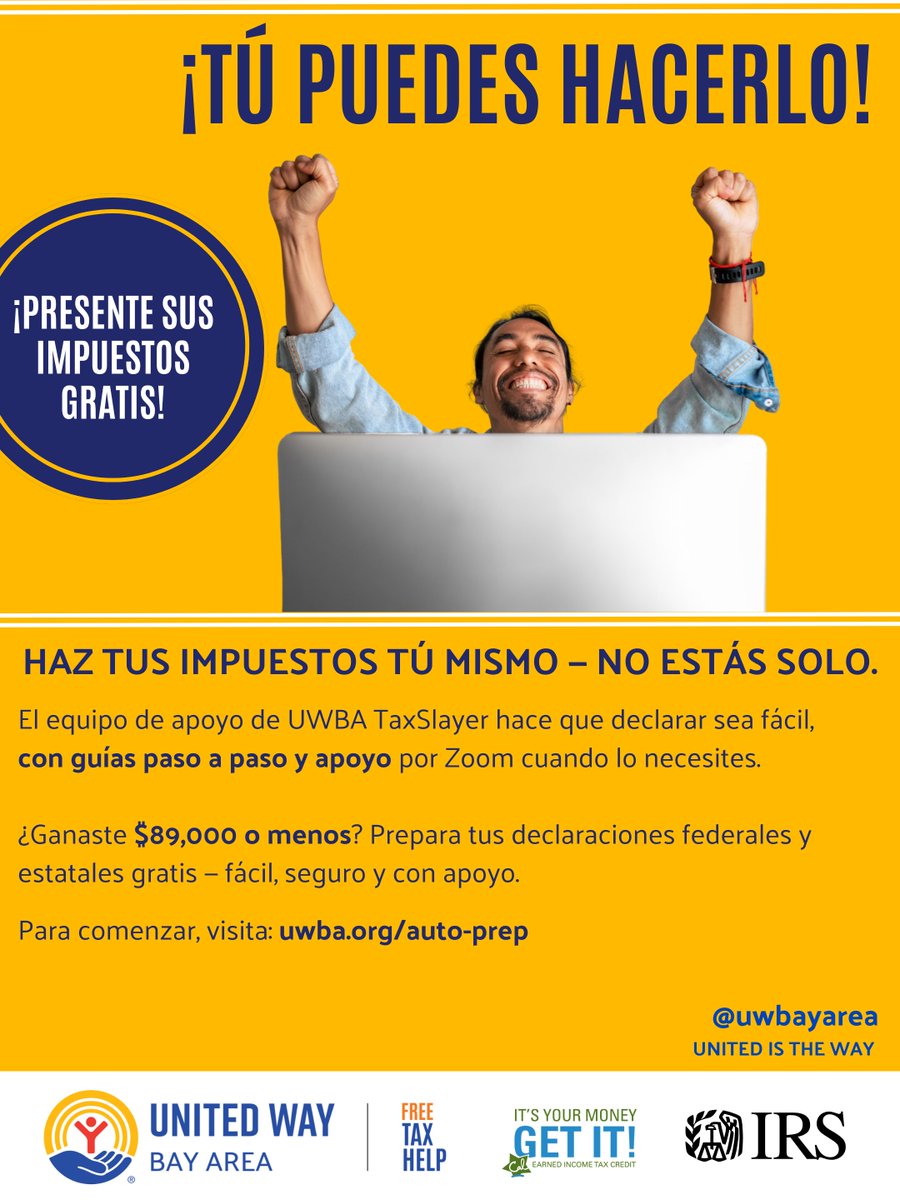 FreeTaxHelpBA's tweet photo. There is still time to self-file! Our next info session is on April 1! 

Visit https://t.co/fvAaIf1emh to learn more about the self-file process, including meeting dates that you can get free help.

Self-file info sessions: 
April 1st, 4-7pm
April 9th, 12-3pm https://t.co/jk07LJSXp5