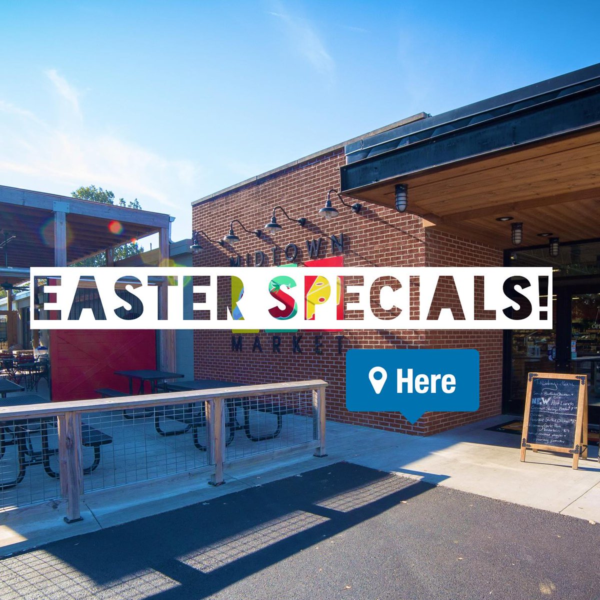 MidtownMarket's tweet photo. Easter Weekend Specials at Midtown Market
Applewood Smoked Ham – $6.99/lb
Kentucky Gold Ham – $6.99/lb
Cherry Smoked Ham – $6.99/lb
Spiral Sliced Ham – $4.99/lb
Petite Lamb Racks – $21.99/lb
Boneless Leg of Lamb  $11.99/lb
Cooked to Rare Prime Rib $21.99/lb https://t.co/7OMZrwPME1