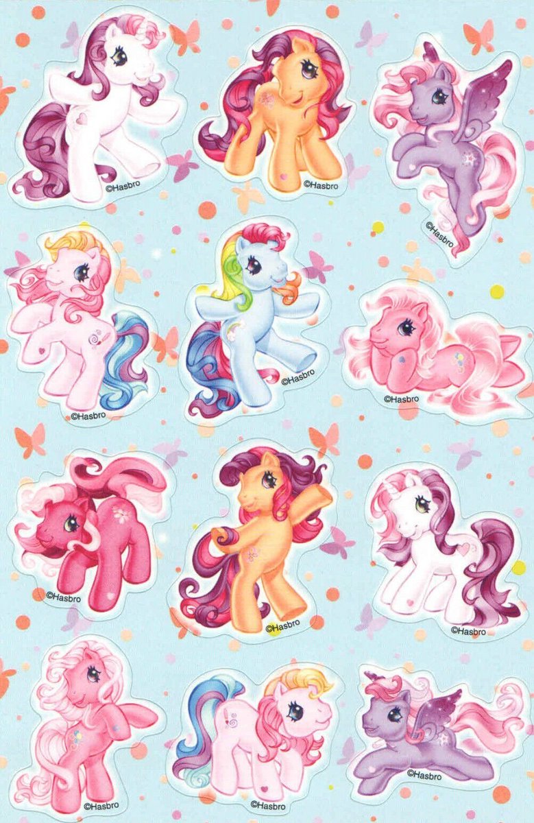 g3 my little pony stickers