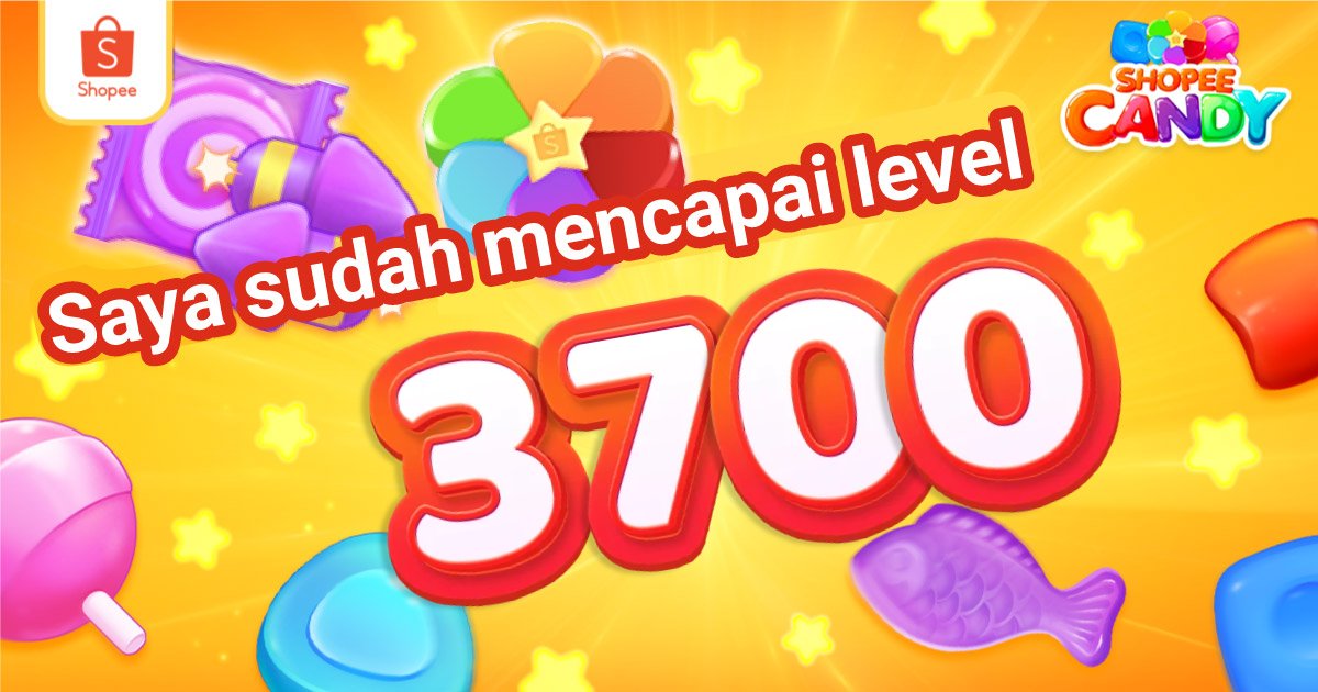 grecypard's tweet photo. Saya berhasil melewati 3700 di Shopee Candy!  https://t.co/fk5miHb5fQ https://t.co/gM32vR7Tvw