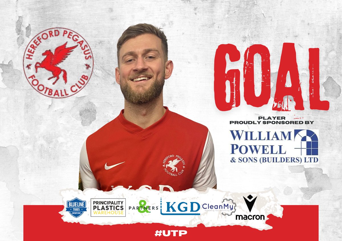 HerefordPegasus's tweet photo. ๐ดโฝ๏ธGOALโฝ๏ธ๐ด
Mike brings us level 2-2, all to play for nowโฆ.
Player proudly sponsored by
William Powell & Sons
#herefordpegasusfc
#utp #upforthecup https://t.co/uJcRFvkWfw