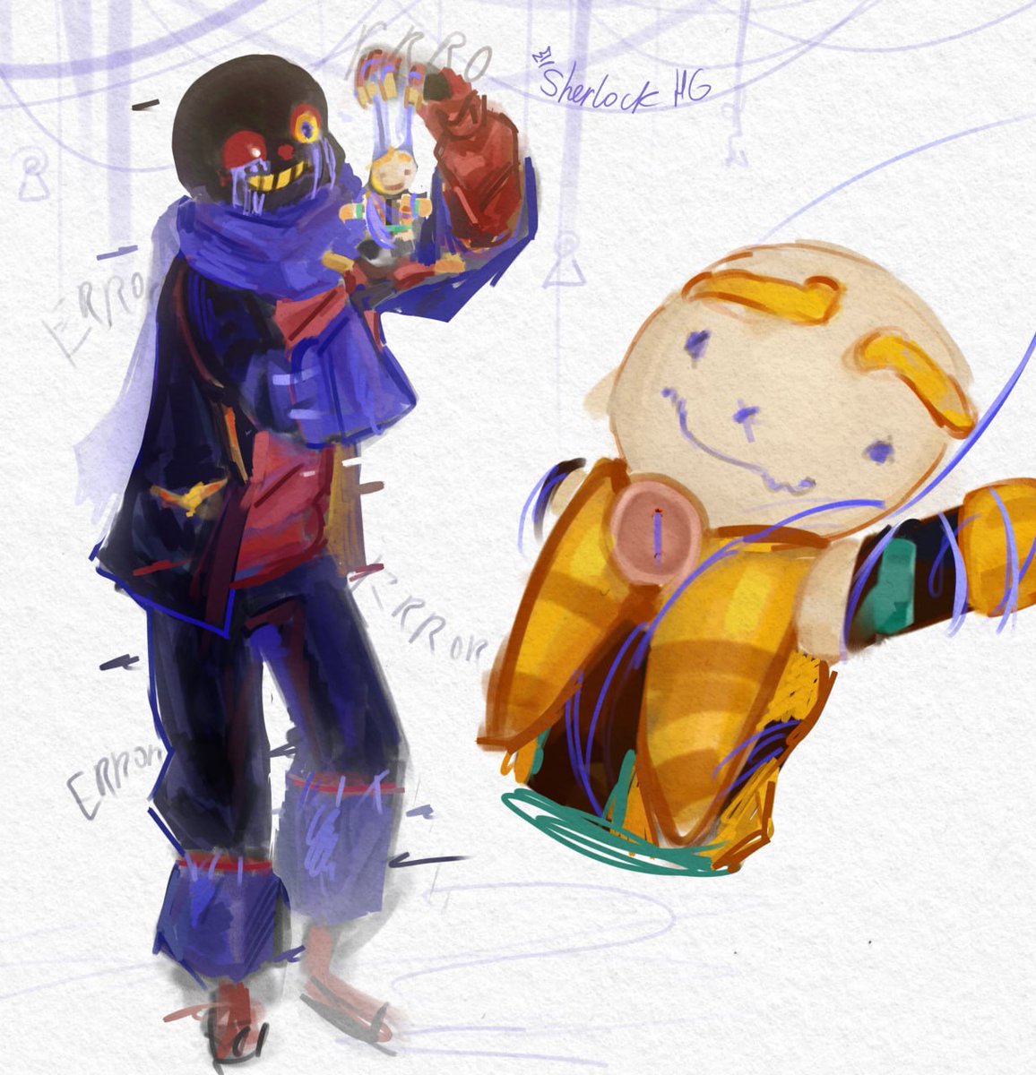 SherlockHGnomes's tweet photo. #insomniaship #utau #errordream https://t.co/dGzYFXOyo9