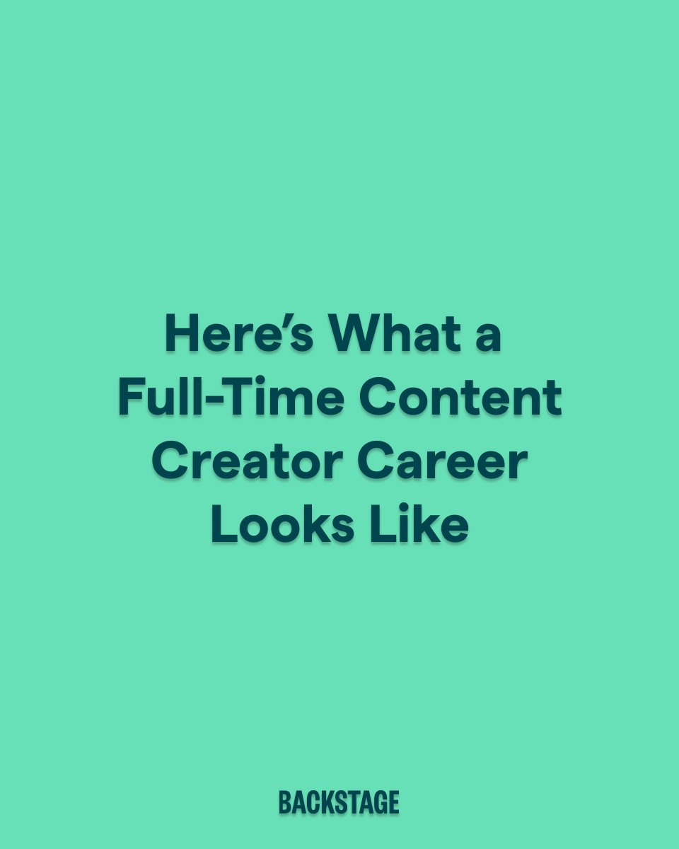 Backstage tweet media