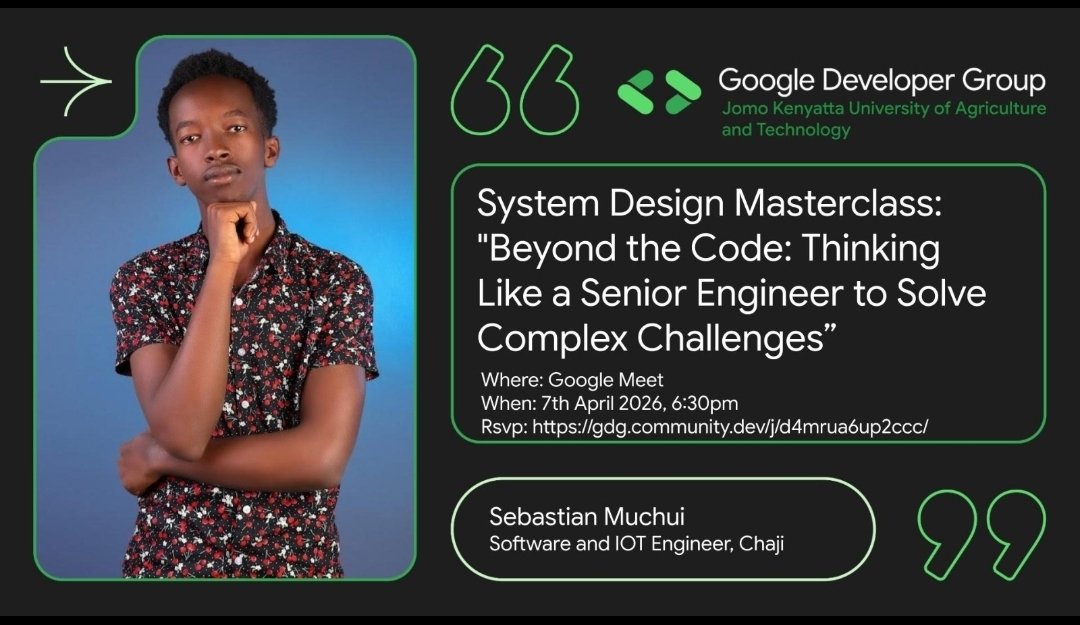 GDG on Campus JKUAT tweet media