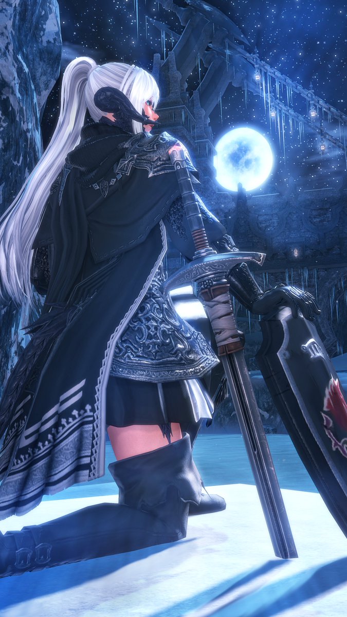 A Lone Knight
#femra | #au_ra | #gposers