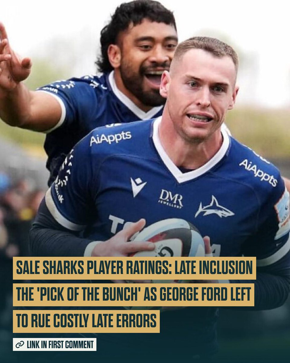 PlanetRugby's tweet photo. 🦈 Following Sale Sharks' 31-26 defeat to Bath at the CorpAcq Stadium, here's how we scored Alex Sanderson's men in the round 12 clash. #PREMRugby #SALvBAT https://t.co/oSOLA5VaLR