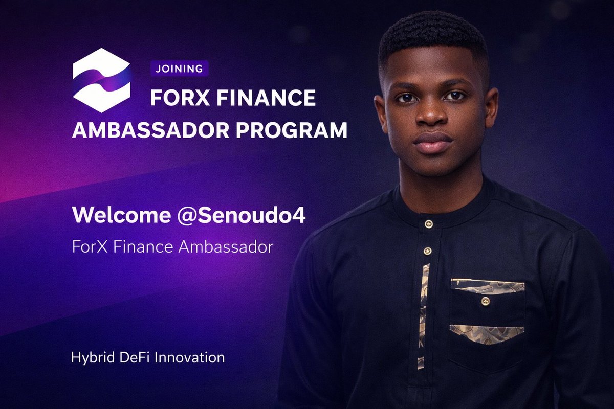 Hello 👋 It’s official — I’ve joined the @ForX_financeX Ambassador ...