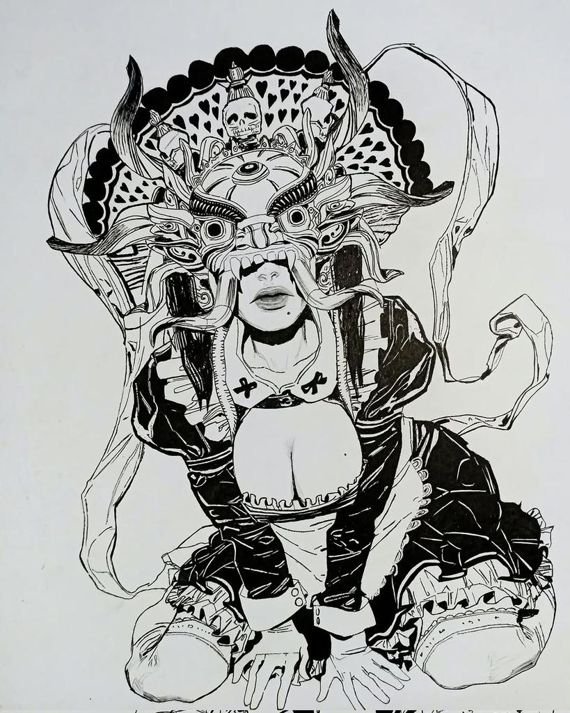 Cjmo72's tweet photo. @CumAshe was able to find out this near identical trace from the original artist, here is their post of the drawing on Instagram! https://t.co/VPgBoIpX8c (2/?) https://t.co/MM7kENyg7C