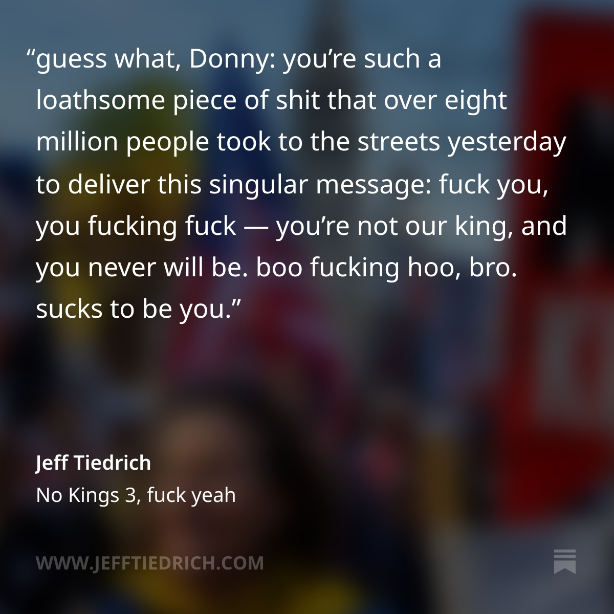Jeff Tiedrich tweet media