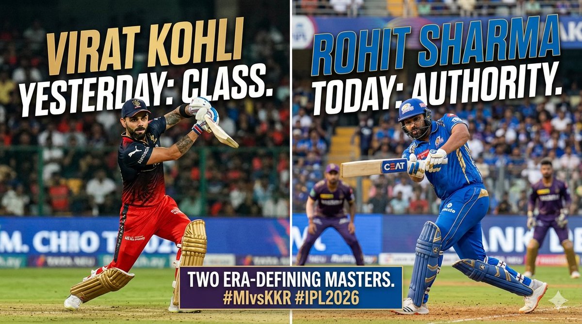 IHaiderjafri's tweet image. Yesterday Virat Kohli &amp;amp; Today Rohit Sharma
This is the start we wanted. 

#Rohit #virat_kohli #Ipl