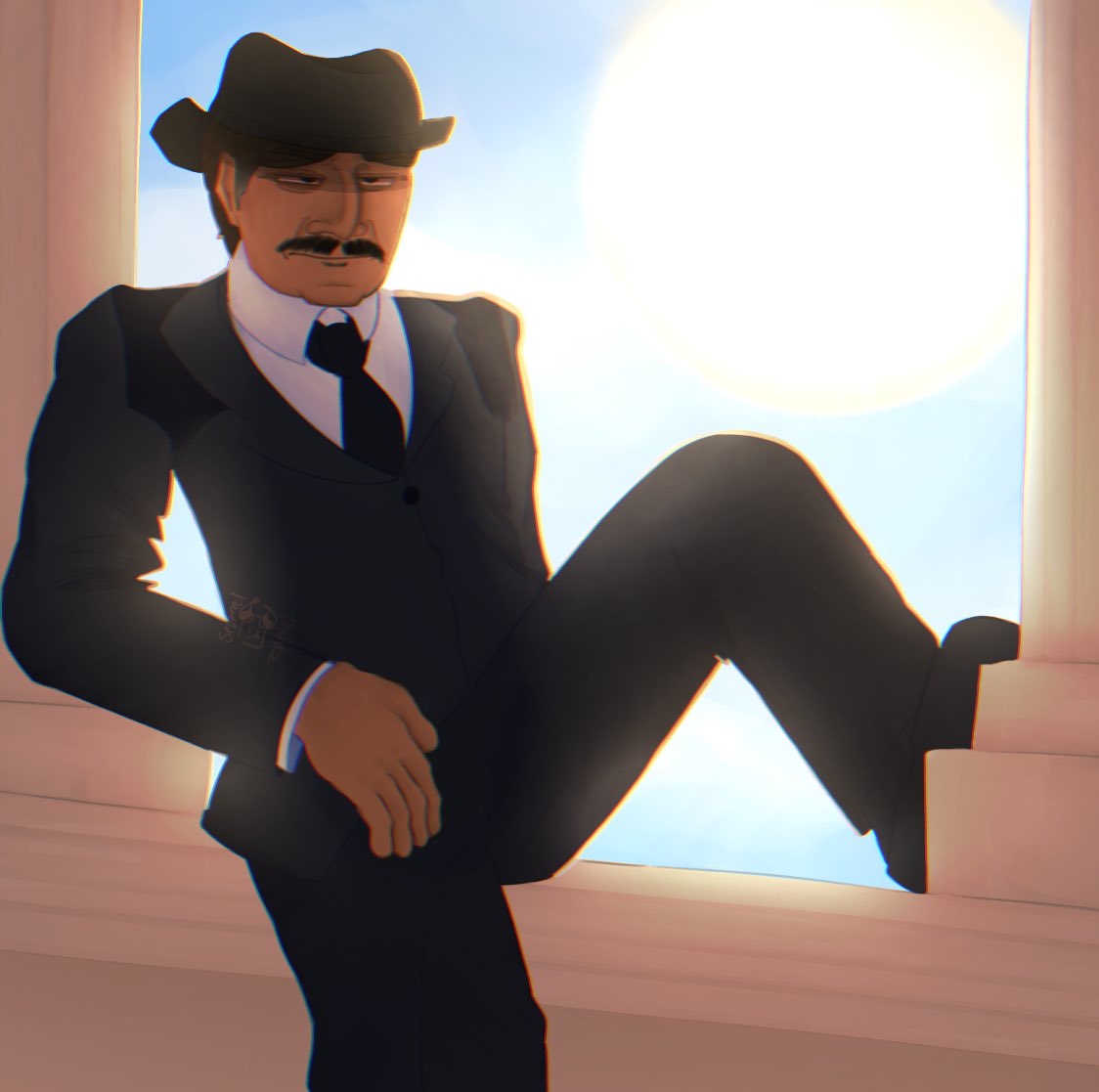 severeddreamz's tweet photo. what you starin at bud

- #agentwhiskey #fanart - https://t.co/4LU225El8R