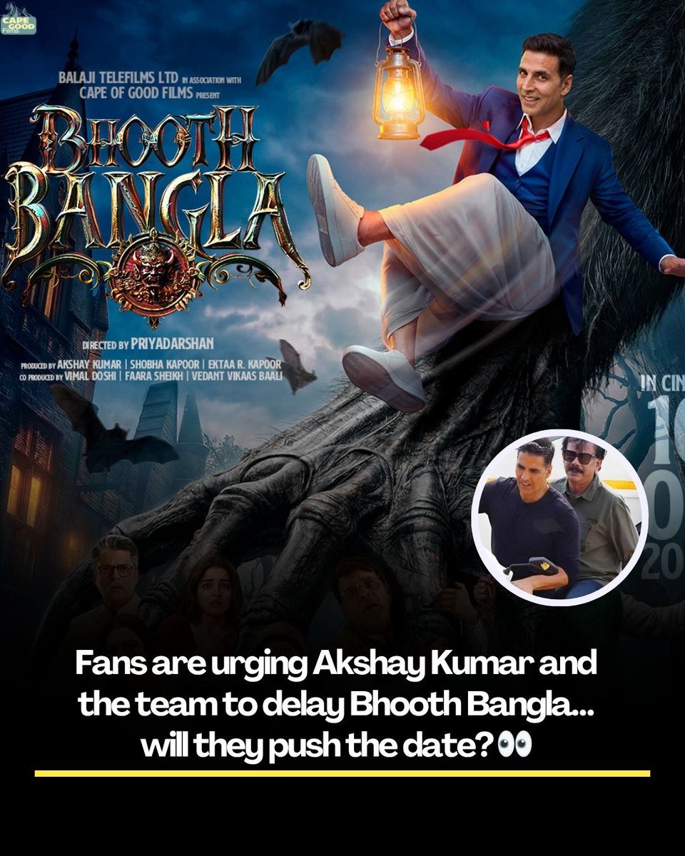 fans ka involvement already high hai… usko aur grow karo #BhoothBangla