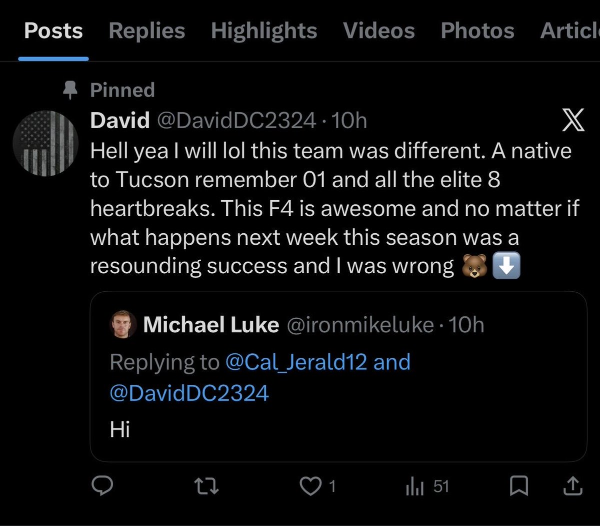 David tweet media