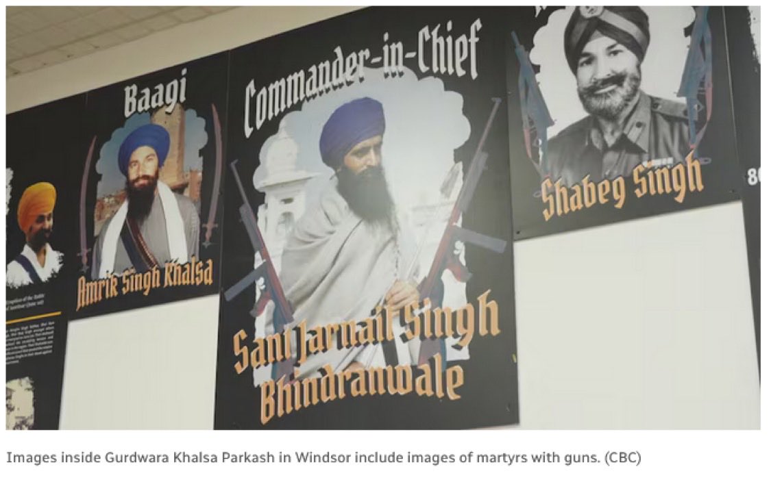 Jkaur0304's tweet photo. #NancyGrewal raised a simple concern: a gurdwara should be a place of peace &amp; prayer, not walls filled with images of guns &amp; violence where children gather.
In 🇨🇦, people must be free to speak up about extremism without fear. Her voice deserved to be heard—not silenced.
#cdnpoli https://t.co/HveD82khPI