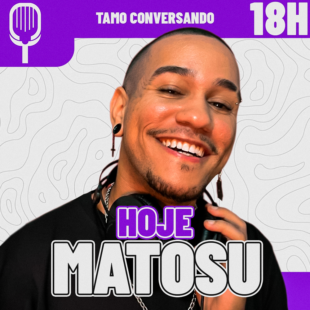 tamoconversando's tweet photo. 🚨 É hoje que estaremos conversando com Matosu

🟣 Às 18h no Youtube

💬 Link na bio
🔔 Ativa o sino https://t.co/rERCAvTvvk