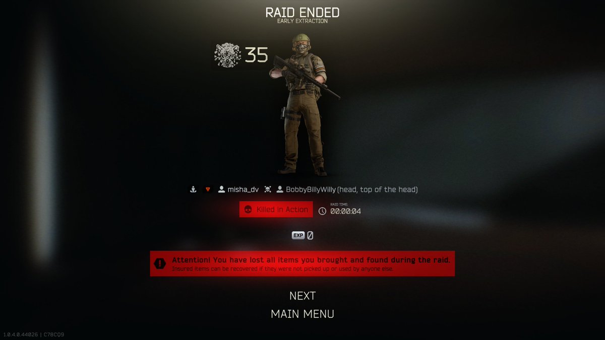 iamBATMANkindof's tweet photo. Please fix this shit, 4 second raid, sick spawn system. Don't think the guy was cheating, just tired of shit spawns @bstategames @tarkov @nikgeneburn https://t.co/gQQhwg7FmJ