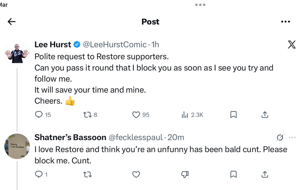 Lee Hurst tweet media
