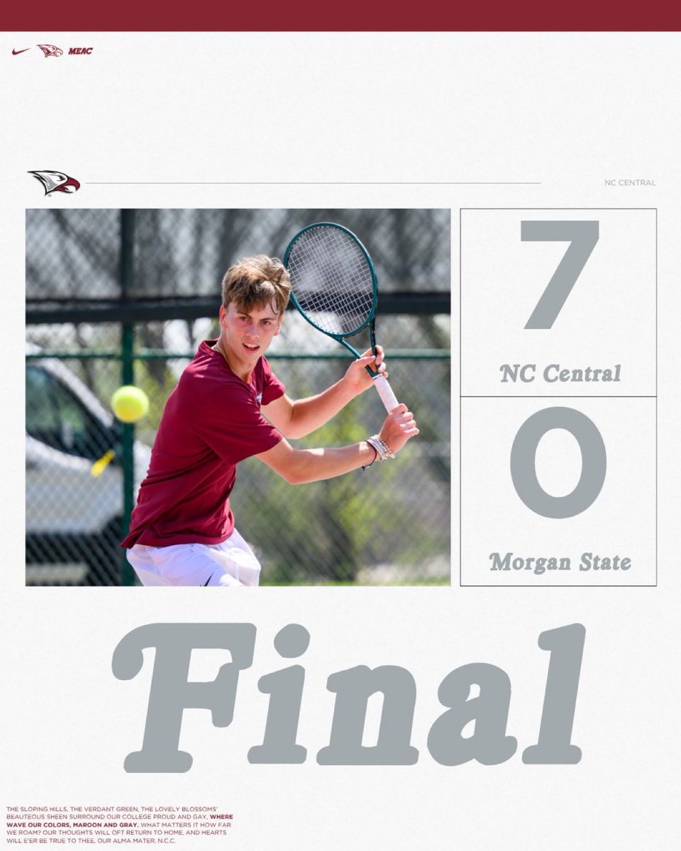 NCCU Men's Tennis tweet media