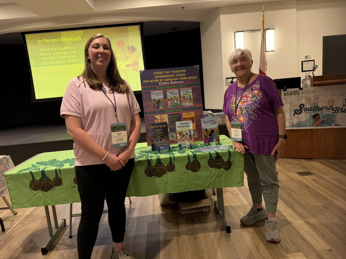 cldatnow's tweet photo. I enjoyed the book signing at #WIK2026 #SCBWI-Southern Breeze conference at #Thank you books. https://t.co/wSY8NlPPyl