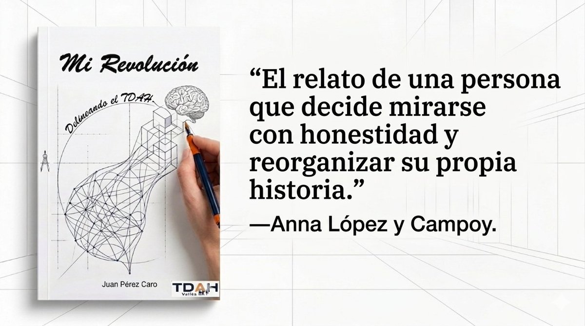 TdahVallesRadio's tweet photo. Prólogos de:
@AnnaCampoy, Dr. Josep Antoni Ramos-Quiroga, Mª. Carme Echeverria , Dr. Miquel Casas i Brugué.
@Formacio_TDAH_V @tdahvalles https://t.co/olFsbMgDv4