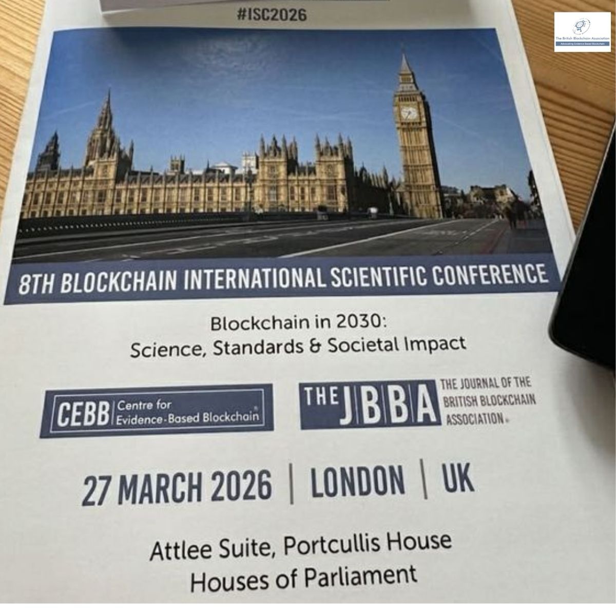 The British Blockchain Association tweet media