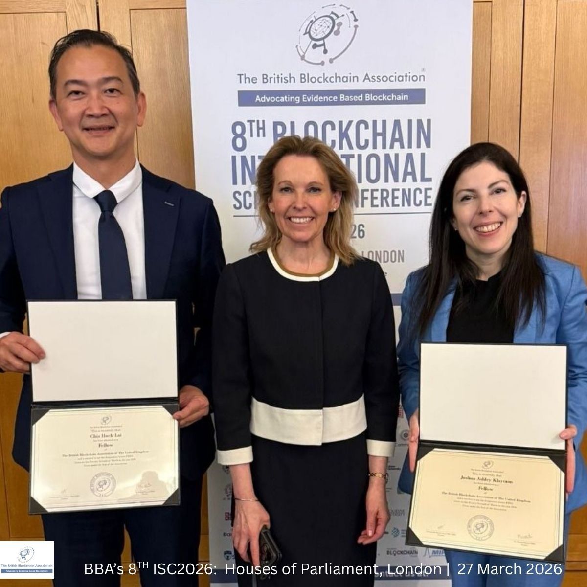 The British Blockchain Association tweet media