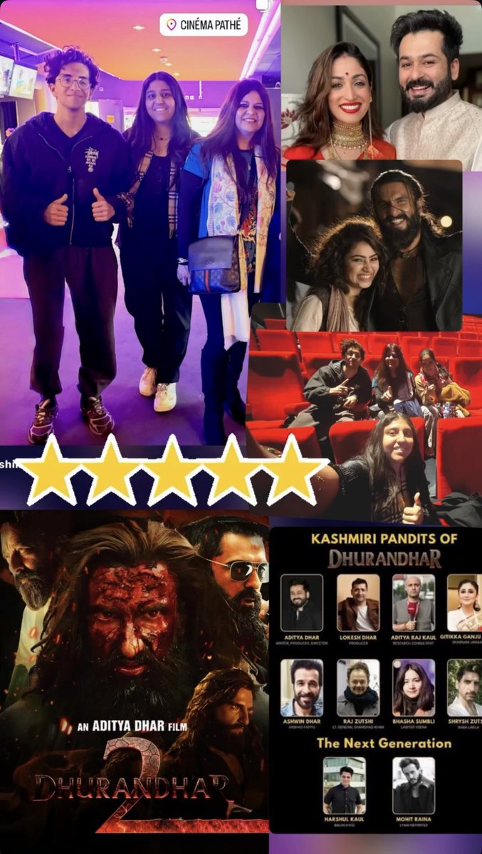 ruby_bakshi's tweet photo. Aditya Dhar delivers a thunderous triumph with Dhurundhar 2: The Revenge, a gripping spectacle that balances raw emotion, scale, and storytelling finesse. shoutout to Aditya for his vision, Ranveer Singh and the entire cast, who act brilliantly and bring every character to life. https://t.co/1MwjraUkwH
