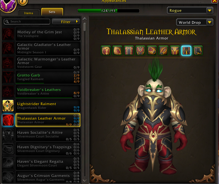 dilvish_damned's tweet image. 2 more #transmog outfits completed in World of #Warcraft Midnight