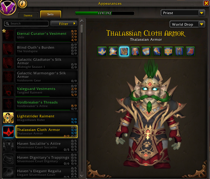 dilvish_damned's tweet image. 2 more #transmog outfits completed in World of #Warcraft Midnight