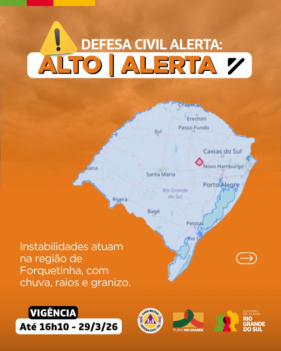 Defesa Civil RS tweet media