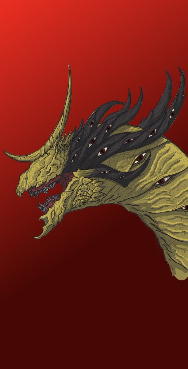 TitanMaster1234's tweet photo. Seraphim Ghidorah from Godzilla Just Pray.

#kingghidorah #kaiju #godzilla #art https://t.co/i1RfcrpwpQ