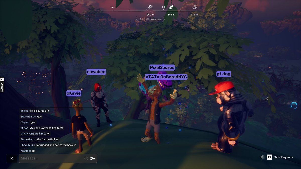 vtatvio's tweet photo. PROOF OF PLAY @acdupes live in @OthersideMeta powered by @yugalabs and @BoredApeYC plus shout out to @apecoin check 0ut the party coming soon april 16 @ https://t.co/AX6I4XrNoG to rsvp thanks #dupes for the fun morning session def a muist attend event if coming into #otherside https://t.co/ot59mZAAx9