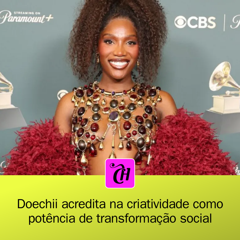 CAPRICHO's tweet photo. 🚨✨ Doechii ilumina o caminho da criatividade! 💡 Sua mensagem poderosa destaca a importância de perseguir paixões e se expressar autenticidade, especialmente em tempos de mediocridade. Vamos despertar essa geração! #Doechii #Creatividade

https://t.co/gjnIdNGIpj https://t.co/qscApMEN1I