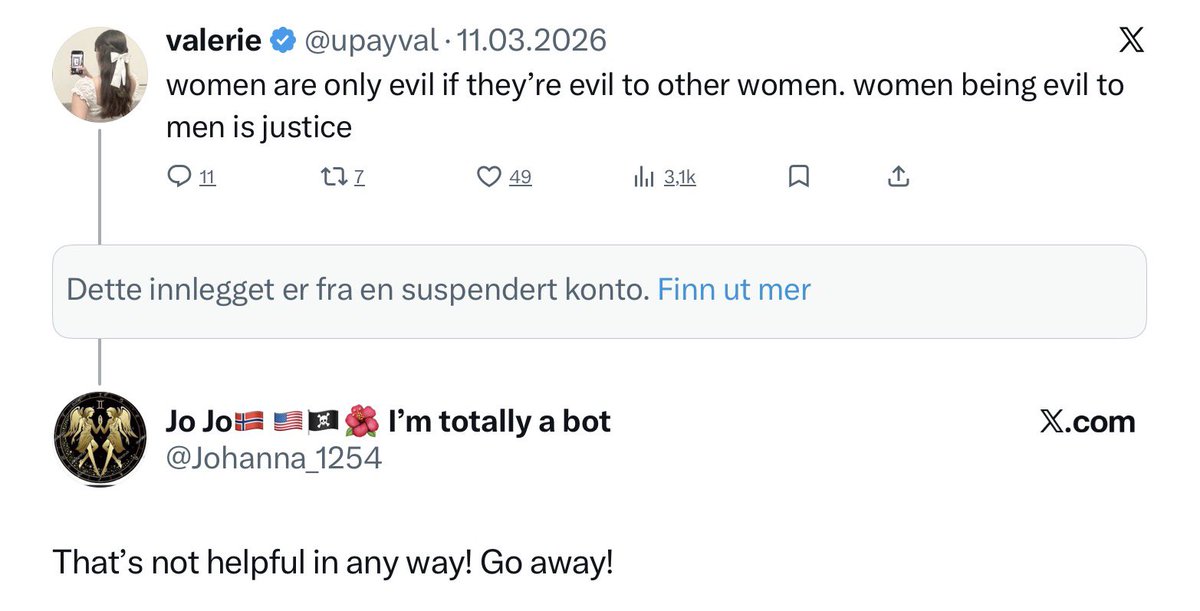 Jo Jo🇳🇴 🇺🇸🏴‍☠️🌺 I’m totally a bot tweet media