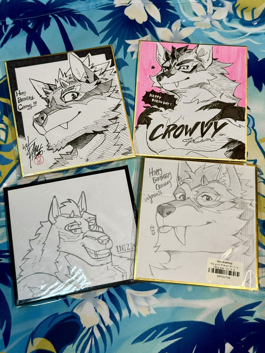 Crowwingwolf's tweet photo. My thaitails2026 is officially ended 

Thank you all for the lovely birthday wishes too! 
Thank youuuuu love you allllllll ❤️❤️❤️❤️

Gift art by @arashi_takemoto 
@mucknagabe 
@DaddySaturnWolf 
@WolgenSim https://t.co/O9b0sjdRMR