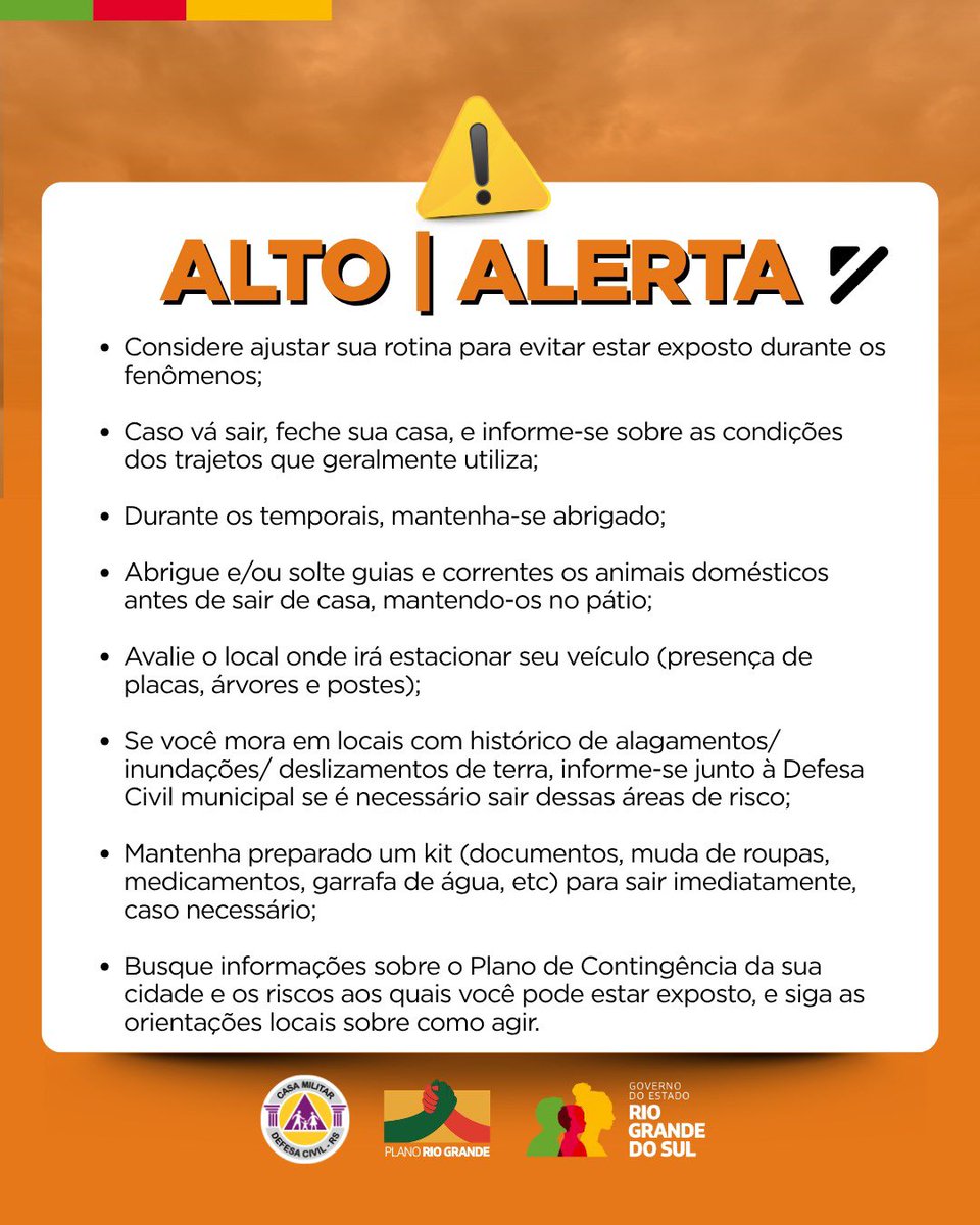 Defesa Civil RS tweet media