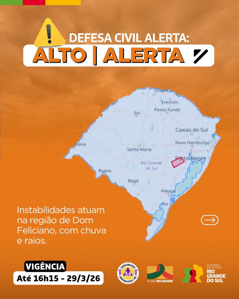 Defesa Civil RS tweet media