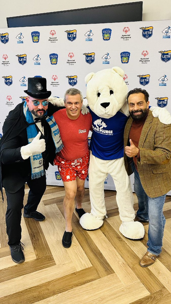 Peel Crime Stoppers took the 2026 #PolarPlunge for <a href="/SOOntario/">Special Olympics Ontario</a> and Law Enforcement Torch Run.  Supporting the community! <a href="/PeelPolice/">Peel Regional Police</a> 
#SaferTogether #StrongerTogether #PeelCrimeStoppers