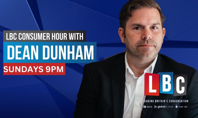 deandunham's tweet photo. On tonight's show:
- Your rights when you rely on a fake review
- Your legal questions answered

☎️0345 60 60 973 📲84850
  X @LBC 

See you at 9pm! https://t.co/OFjQgTcLmn